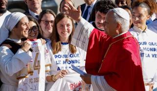 Pope Leo XIV arrives in France for first papal visit in 18 years
