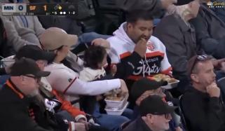 Over 80 million disgusted by viral Giants game clip of dad ignoring multitasking mom