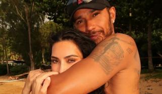 Kim Kardashian shares romantic Paris kiss with Lewis Hamilton after revealing playful nickname