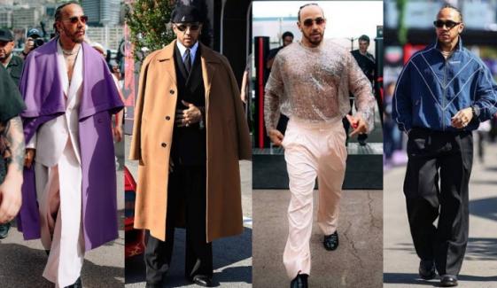 Lewis Hamilton's fashion evolution: F1 driver's standout looks of 2026