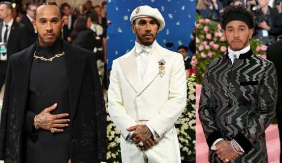 Lewis Hamilton powerful statement jewelry at the Met Gala decoded