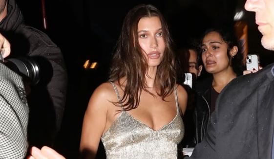 Hailey Bieber’s rhinestone minidress look is a must-try for your next night out