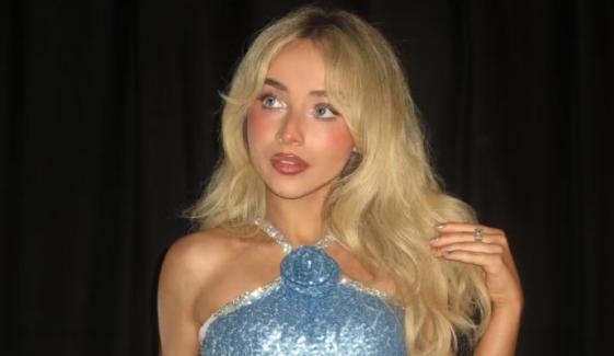 Sabrina Carpenter gives her lustrous blonde locks a starring role in vintage-inspired ad: See