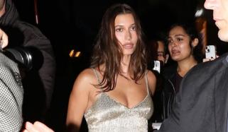 Hailey Bieber’s rhinestone minidress look is a must-try for your next night out