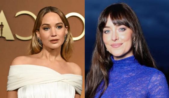 Jennifer Lawrence stuns in chic summer look with a special nod to Dakota Johnson 