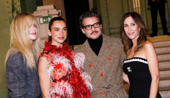 Dua Lipa, Kristen Wiig, Pedro Pascal stun at Chanel show with viral 'Nicole Kidman' trend 