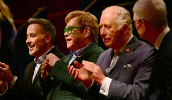 King Charles, Elton John join forces for Apple music workshop in London
