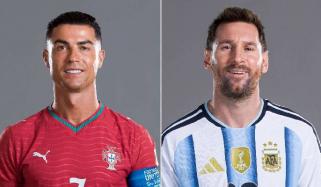 Ronaldo pays touching tribute to Messi as legendary rivals share moment of respect