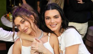Hailey Bieber, Kendall Jenner coordinate in striking black fits for girls’ night out: See
