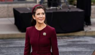 Queen Mary’s rich brown skirt suit is your cue to upgrade your fall wardrobe