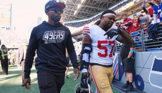 49ers’ star Dre Greenlaw ejected for violent headbutt on helmetless Seahawks rival