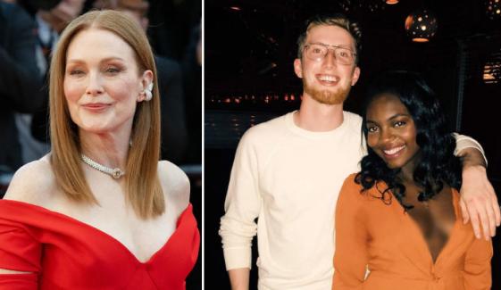 Julianne Moore’s son Caleb ties the knot with longtime partner Kibriyaá Morgan: Watch