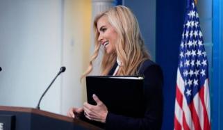 Internet roasts White House press secretary Katie Zacharia’s awkward 14-minute debut: ‘Is this a hostage video?’