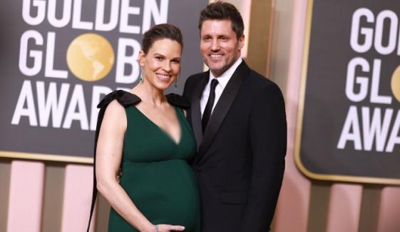 Hilary Swank adds a creative twist to her third pregnancy announcement: See the reveal