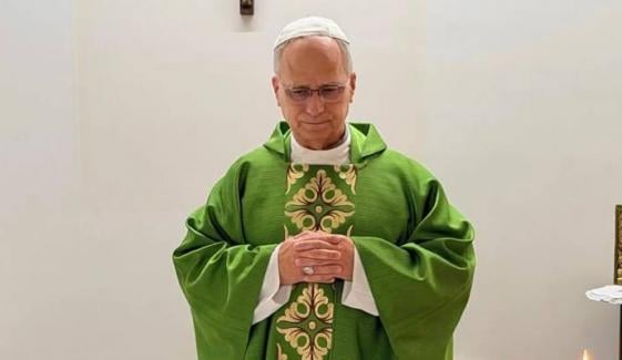 Pope Leo celebrates mass in first picture after lung cancer surgery