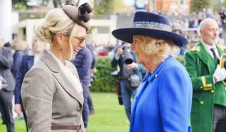 Queen Camilla, Zara Tindall make rare joint outing at Ascot on British Champions Day