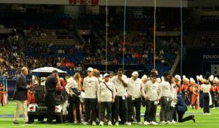 UTSA faces backlash after soldier falls from rafters' top during pregame ceremony