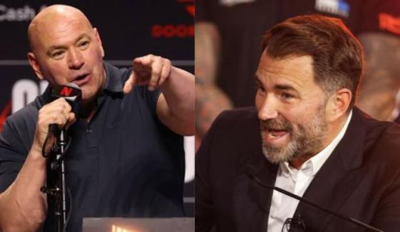 Eddie Hearn mocks Dana White after major boxing superstar fumbles deal