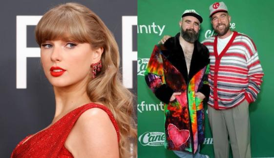 Travis Kelce reveals Taylor Swift’s blunt reaction to Jason Kelce’s early call