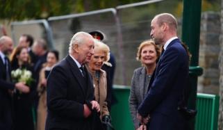 King Charles, Prince William join Queen Camilla to mark emotional visit