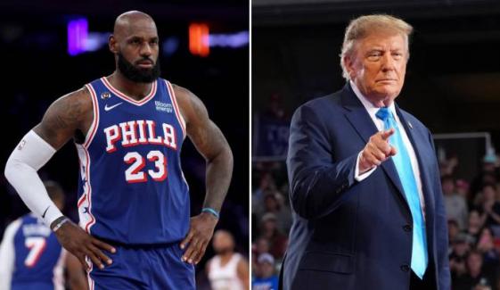 LeBron James hits back at Trump over national anthem criticism: 'Slow news day'