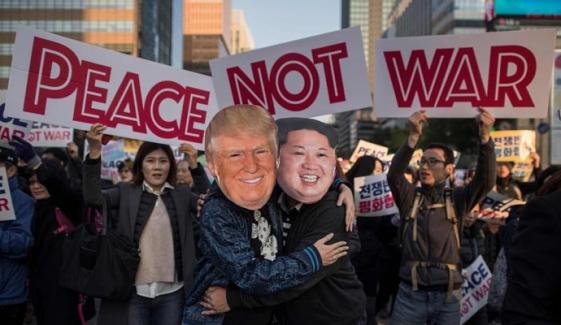 کوریا میں امن کی سمت پیش رفت