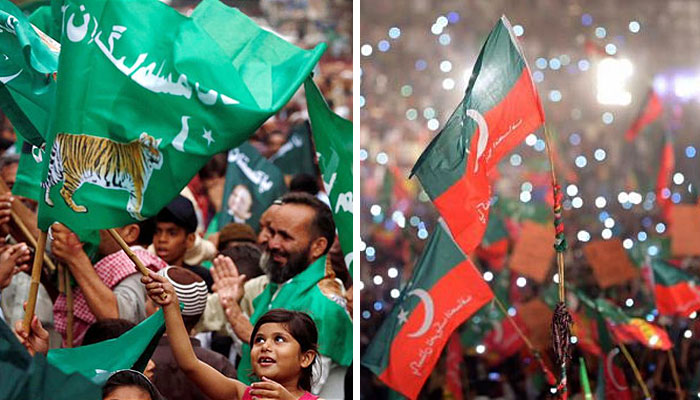 تخت لاہور کیلئے دو بڑی سیاسی پارٹیوں میں پنجہ آزمائی