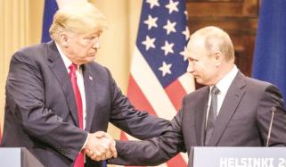 پوٹن اور ٹرمپ کی ملاقات 