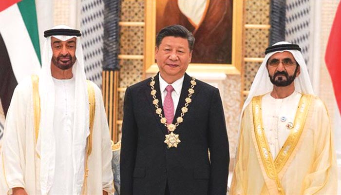 چینی صدر کا متحدہ عرب امارات کا دورہ
