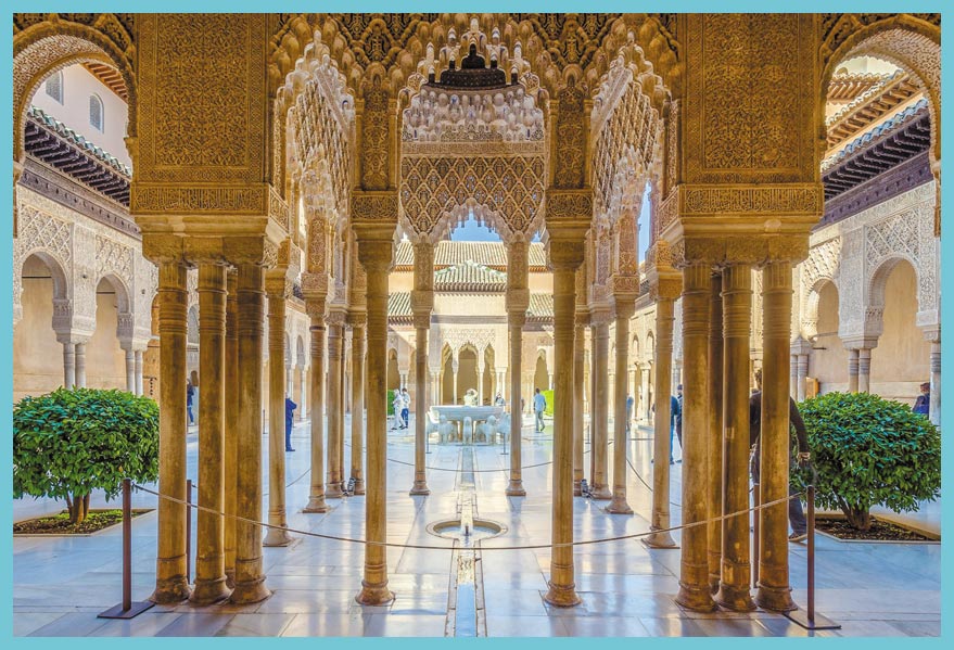 تعمیرات میں گنبد، محراب اور ستونوں کا استعمال