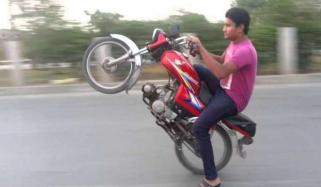 One Wheeling Driving