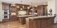 Walnut Wood Floor And Cabinet