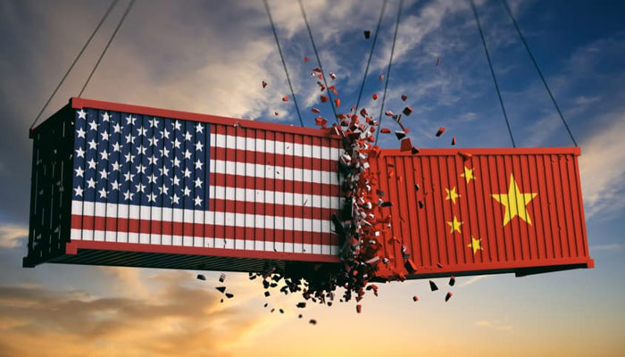 چین، امریکا تجارتی جنگ میں اضافہ امریکی اسٹاکس میں تیزی سے کمی