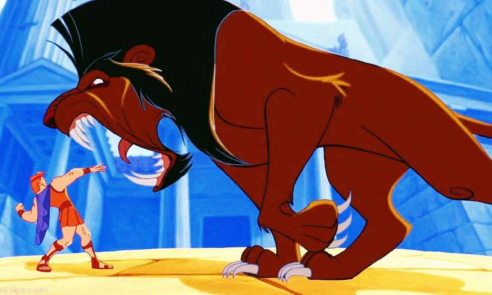 геркулес и немейский лев. немейский лев геркулес мультсериал. геркулес лев. геркулес лев. шрам король лев геркулес.