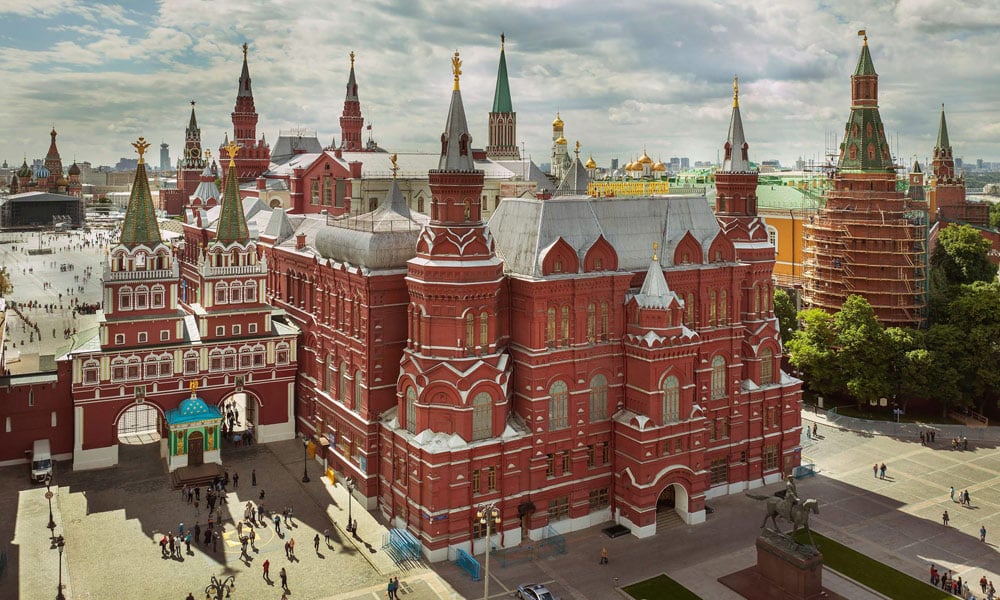 ’ماسکو‘ تاریخی عمارتوں کا شہر!