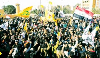 Iraqi People Protest Against Us