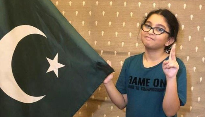 9 سالہ پاکستانی بچی نتالیہ نجم نے بھارتی پروفیسر کا ریکارڈ توڑ دیا