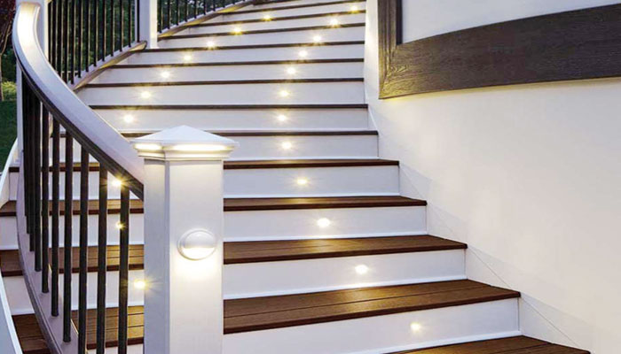 سیڑھیوں کو روشن کرنے کے  نئے انداز