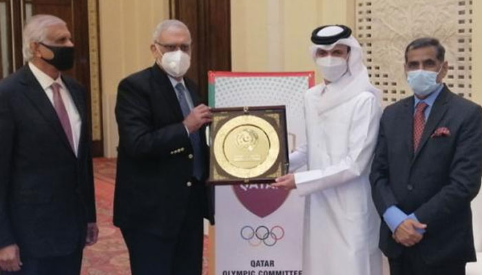 قطر اولمپکس کے وفد کا دورہ پاکستان