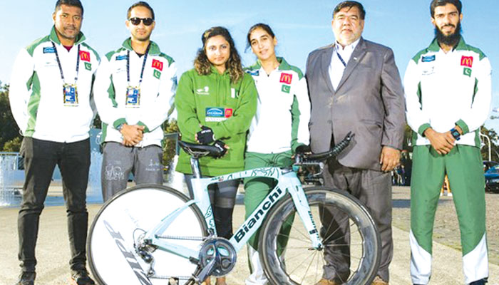 عالمی سائیکلنگ میں پاکستانی کھلاڑیوں کی کارکردگی سوالیہ نشان