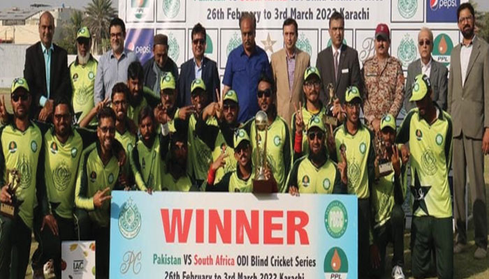 پاکستان بلائیڈ ٹیم کی جنوبی افریقا کے خلاف ون ڈے سیریز میں وائٹ واش