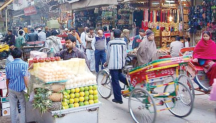 انارکلی بازار،لاہور سے مشابہ چاندنی چوک بازار، دہلی
