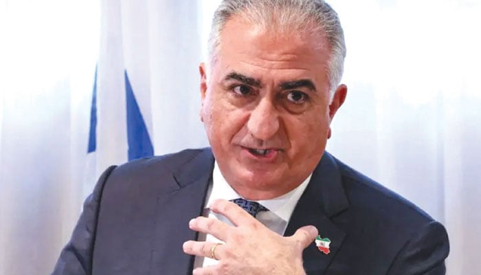 سابق ایرانی ولی عہد رضا پہلوی