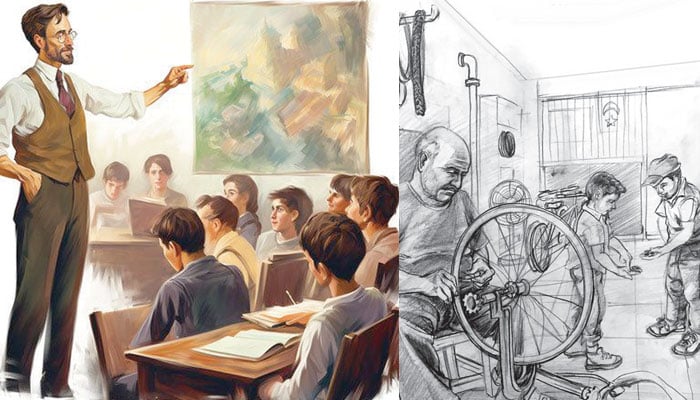 ڈائجسٹ: دو استاد