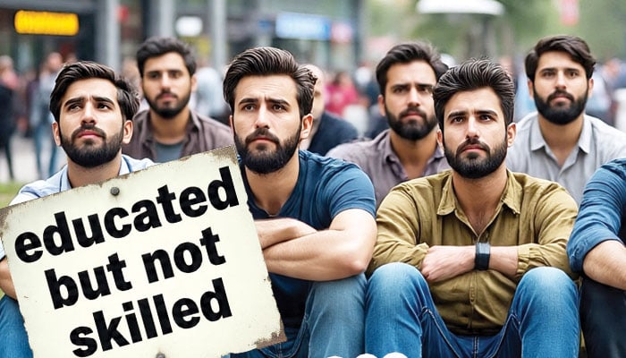 مہارتوں سے عاری، سند یافتہ نوجوان