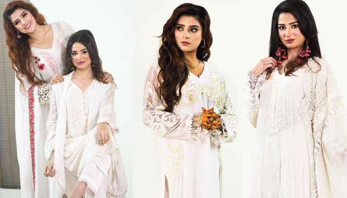 ماڈلز: مہ وش علی ، لائبہ