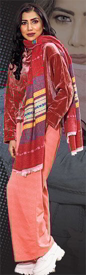 پوشاکیں نازک رنگوں کی اور اوڑھے شال، دو شالے ہوں ...