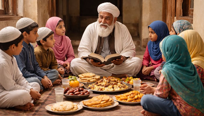 آج کا سبق: کھانے  کے آداب