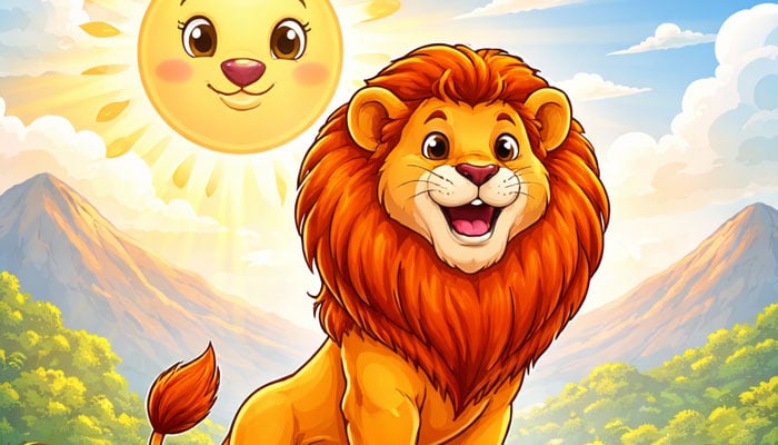 جنگل میں شیر بادشاہ کی میٹنگ