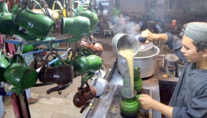 چائے کی پیالی، ماضی کا کراچی